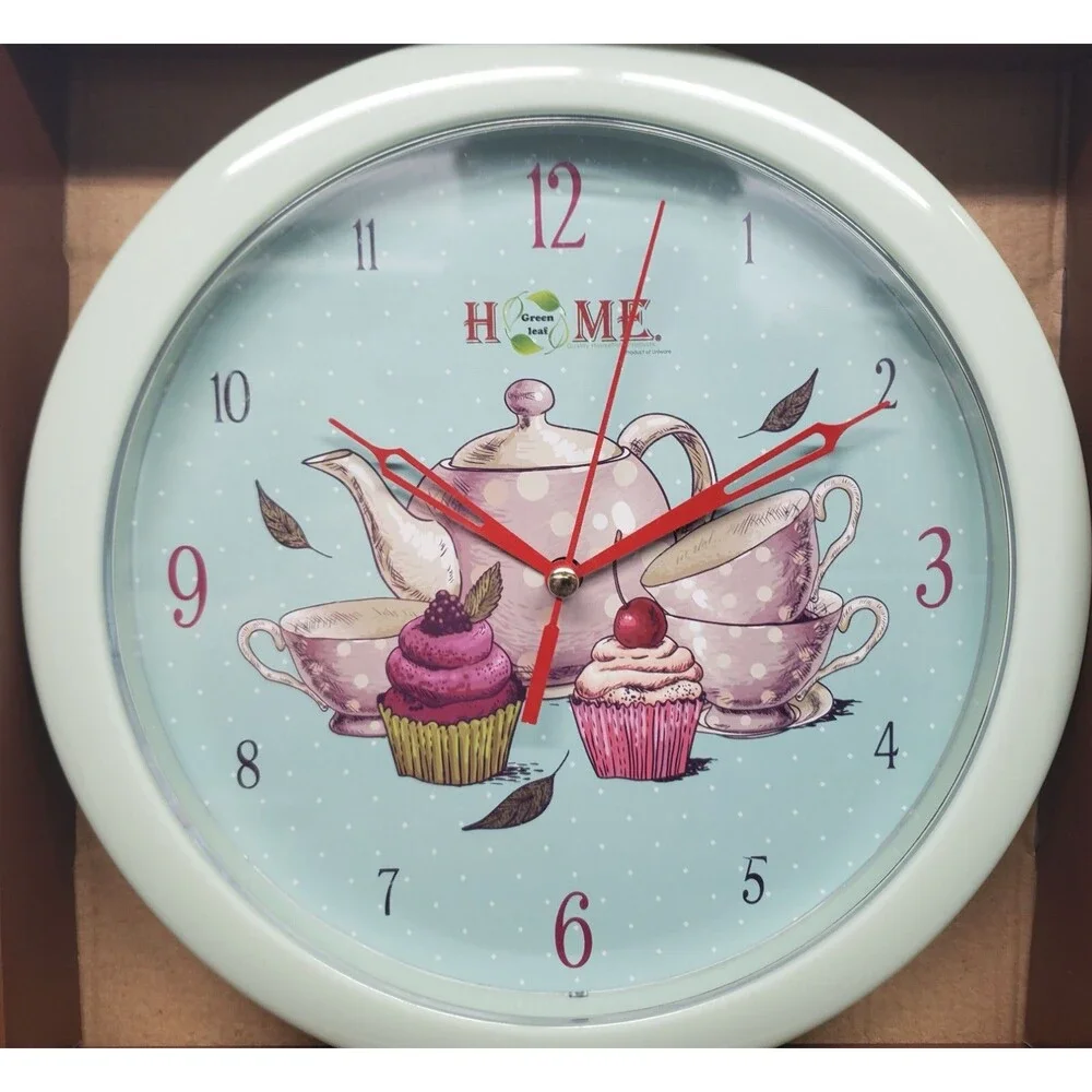 Plastic Round Deco Wall Clock (9.6